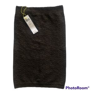 2/$20 BCBGeneration Textured Brown Knit Tube Skirt